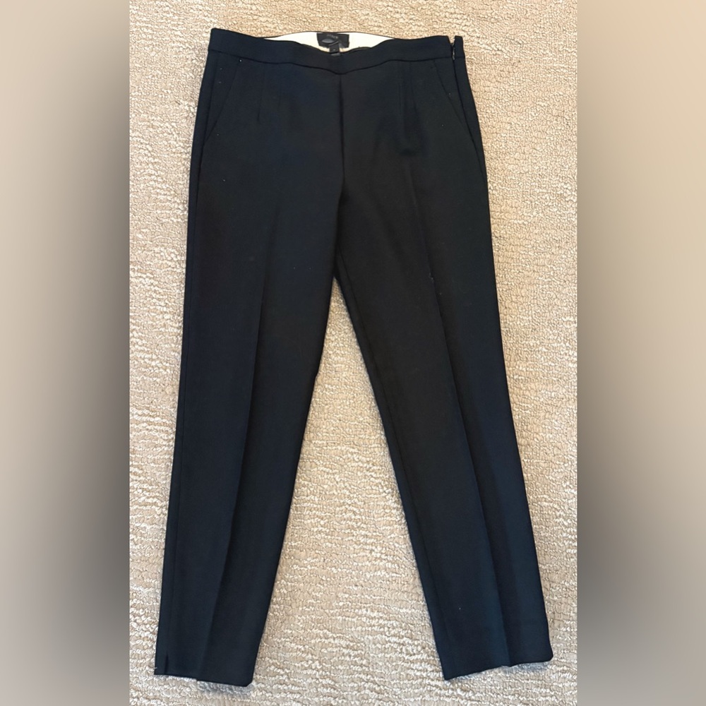 J. Crew Womens Martie Black Pants